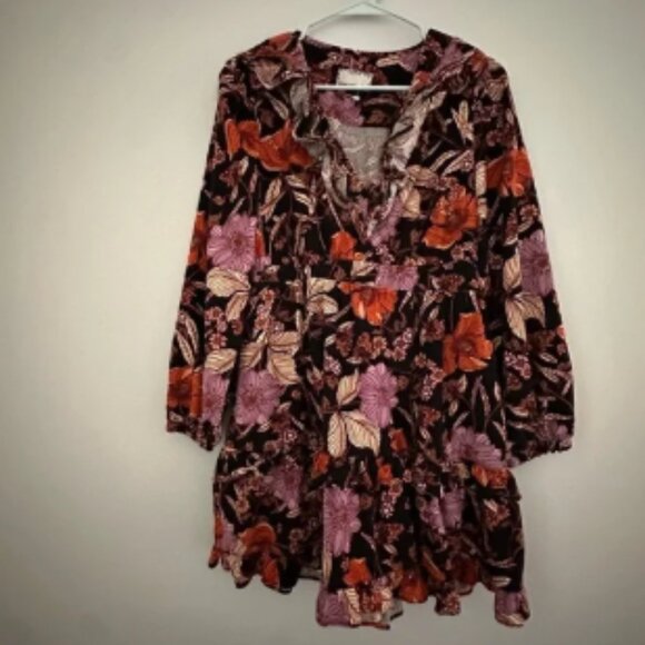 Pilcro corduroy floral dress - Picture 1 of 3